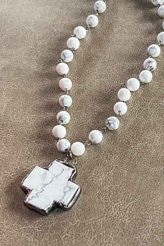 Theresa Necklace in White