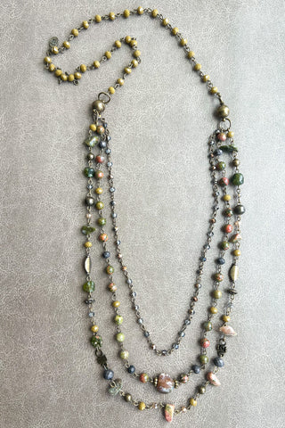 Medina Necklace Unakite