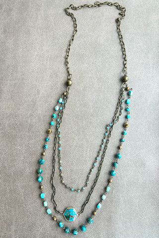 Janet Necklace Turquoise