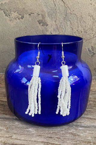 Lyric Earrings Off White