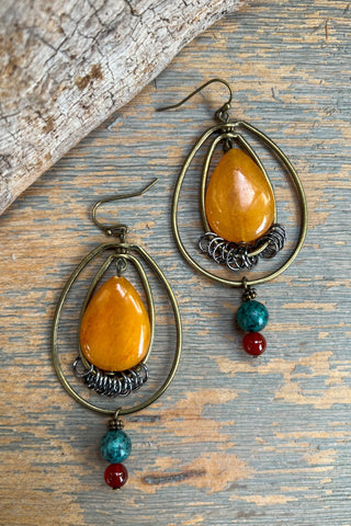 Amalfi Earrings Mustard