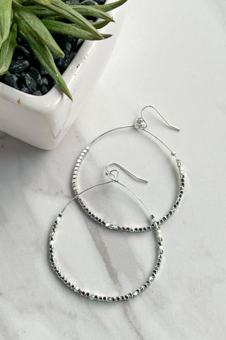 Elvera XL Earrings Silver