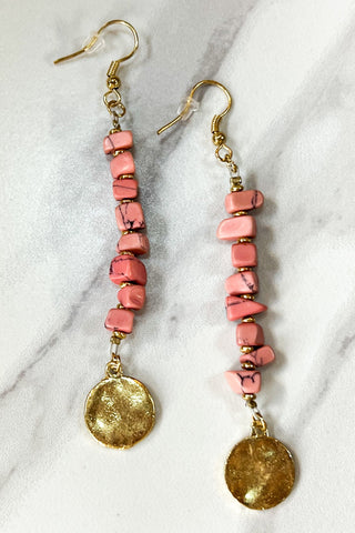 Daphne Earrings in Blush