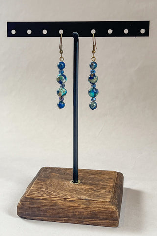 Honor Earrings Blue
