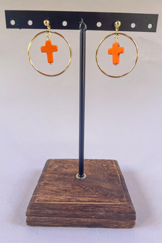 Brittney Earring Orange