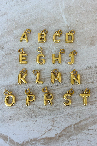 Dylan Collective Gold Bubble Letter Charms