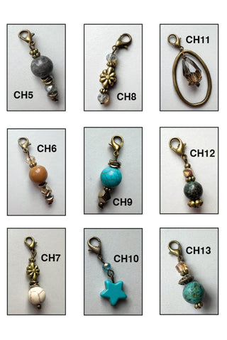Dylan Collective Bronze Stone Charms