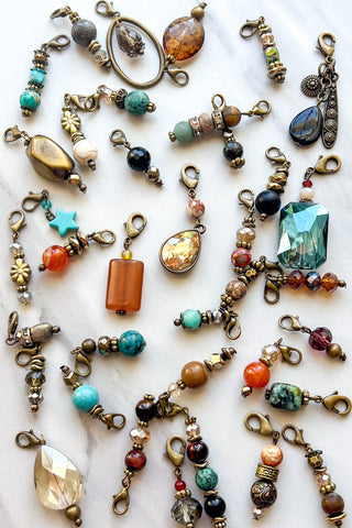 Dylan Collective Bronze Stone Charms