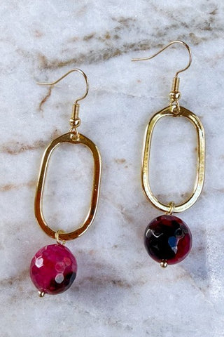 Mila Earrings Maple Leaf Gold