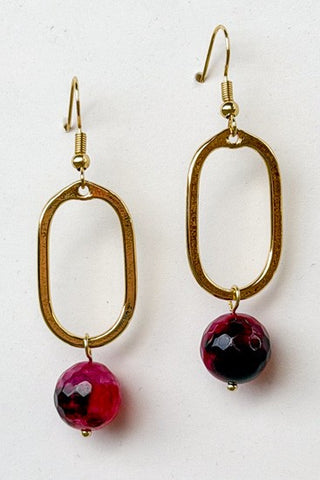 Mila Earrings Maple Leaf Gold