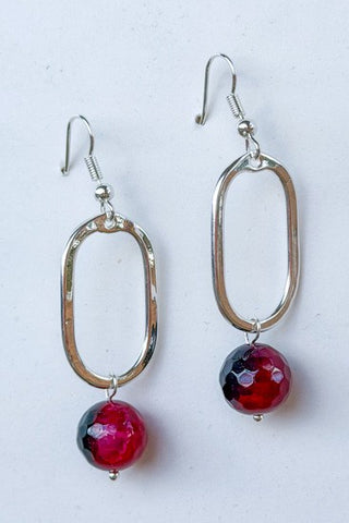 Mila Earrings Maple Leaf Silver