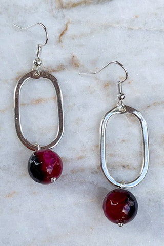Mila Earrings Maple Leaf Silver