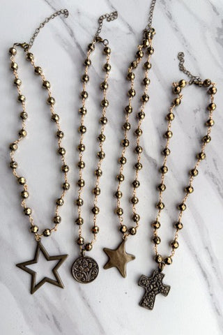 Talus Bronze Necklaces