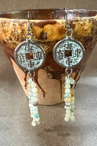 Samantha Earrings Amazonite