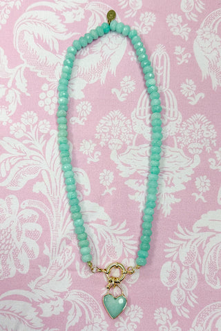 Connie Necklace- Light Blue