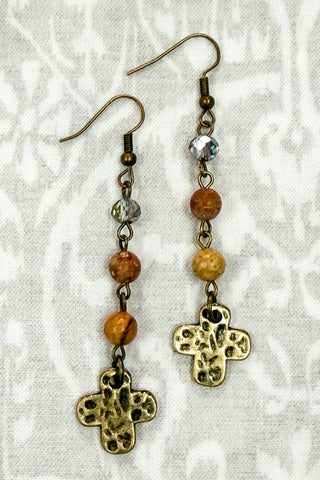 Joan Earring - Brown