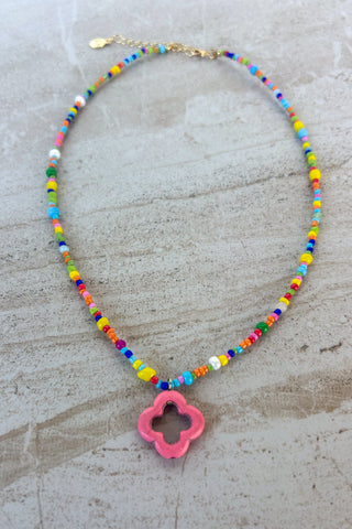 Dekoor Necklace Pink