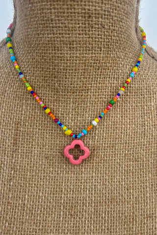 Dekoor Necklace Pink