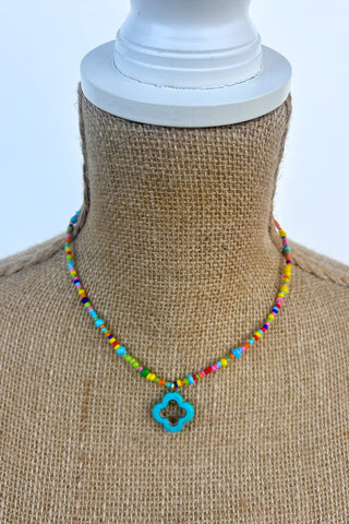 Dekoor Necklace Turquoise