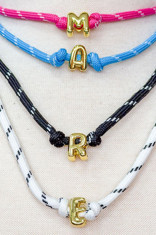 Woven Initial Necklaces