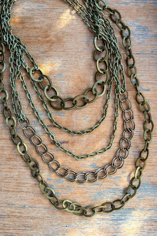 Syrah Necklace-Bronze