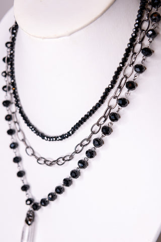Abbie Necklace in Black