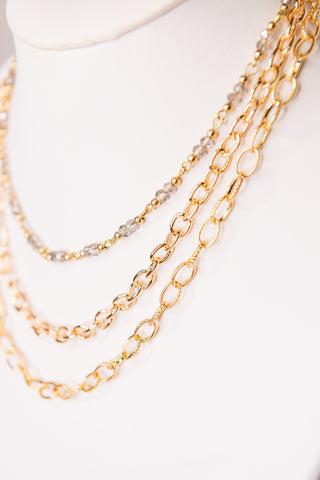 Cybil Necklace in Gold